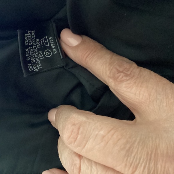 LAFAETTE 148 WOMAN SZ 10 BLACK SHEATH SHORT DRESS SLEEVELESS LINED CAREER FORMAL - Picture 12 of 14